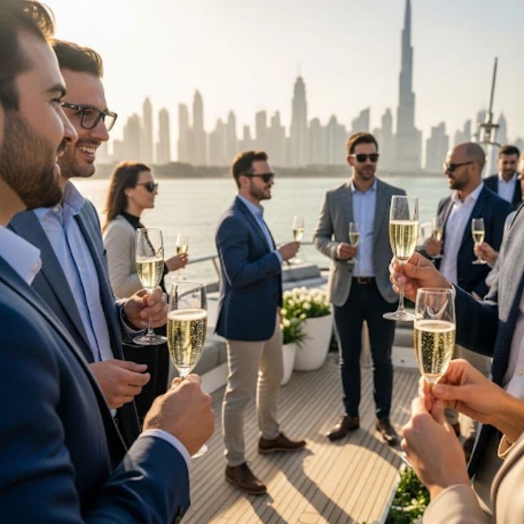 Corporate yacht events in Qatar | Gallivant Charters Doha